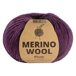 Merino / Polyester Mix Yarn 50gm - Various Colours-Macrame-Little Lane Workshops