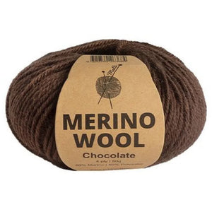 Merino / Polyester Mix Yarn 50gm - Various Colours-Macrame-Little Lane Workshops