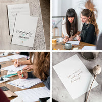 Modern Calligraphy & Lettering + Journalling for Beginners workshop-Workshop-Little Lane Workshops