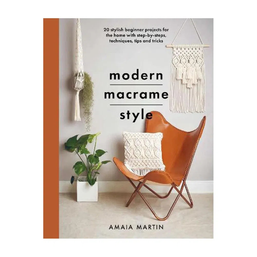 Modern Macrame Style Book by Amaia Martin-Magazine & Books-Little Lane Workshops