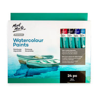 Mont Marte 24 Watercolour Paint Set-Art Supplies-Little Lane Workshops