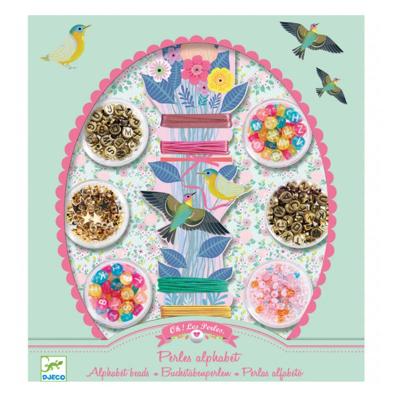 Multi Coloured Alphabet Beading Set-Craft Kits-Little Lane Workshops
