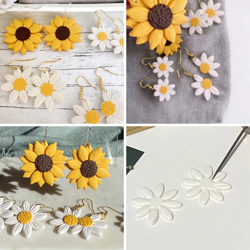 POLYMER CLAY FLOWER EARRINGS WORKSHOP Little Lane Workshops