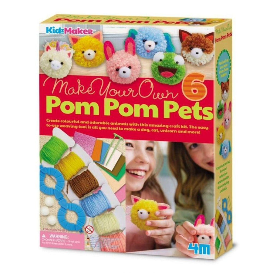 POM POM PETS KIT for Kids-Craft Kits-Little Lane Workshops