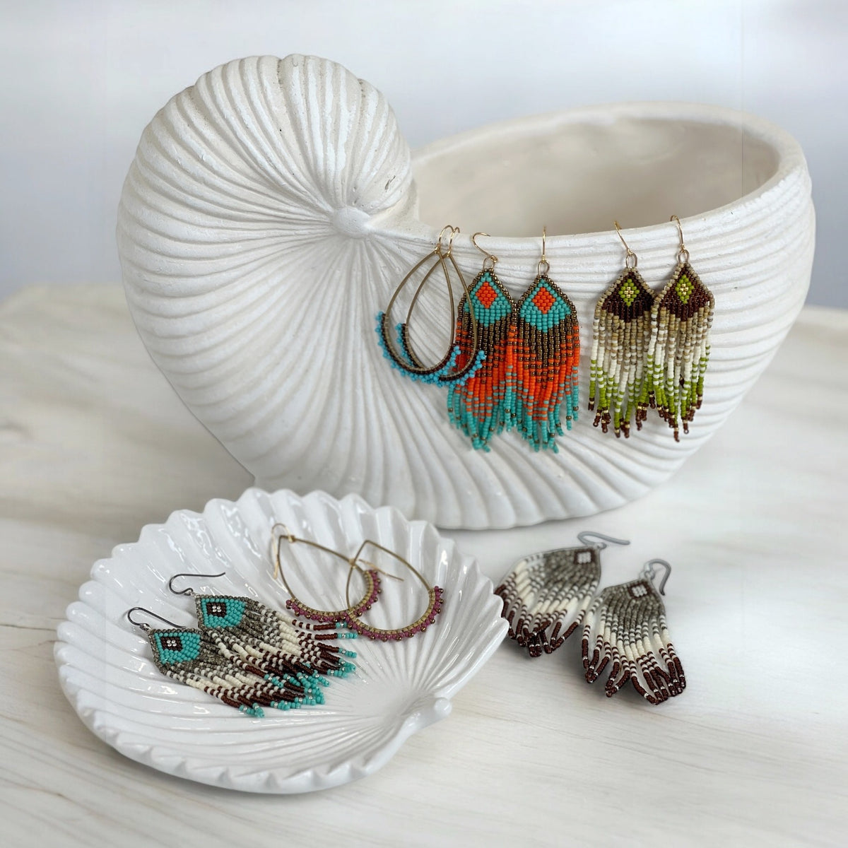 SEED BEAD EARRING WORKSHOP-Workshop-Little Lane Workshops