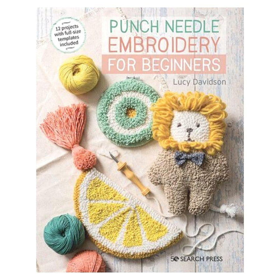 Punch Needle Embroidery For Beginners Book By Lucy Davidson-Magazine & Books-Little Lane Workshops