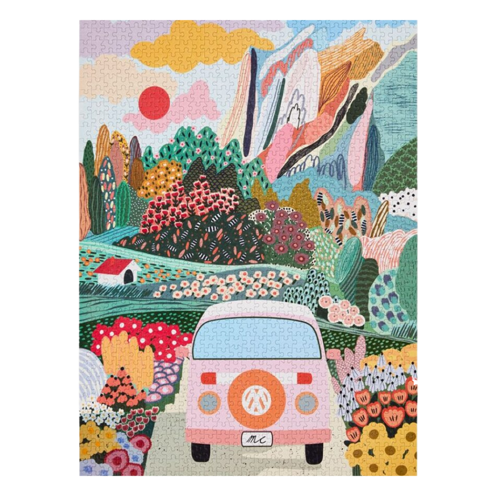 WerkShoppe 1000 Pc Puzzle – Road Trip-Puzzles-Little Lane Workshops