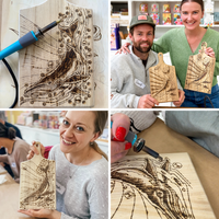 PYROGRAPHY CHEESEBOARD WORKSHOP-Workshop-Little Lane Workshops