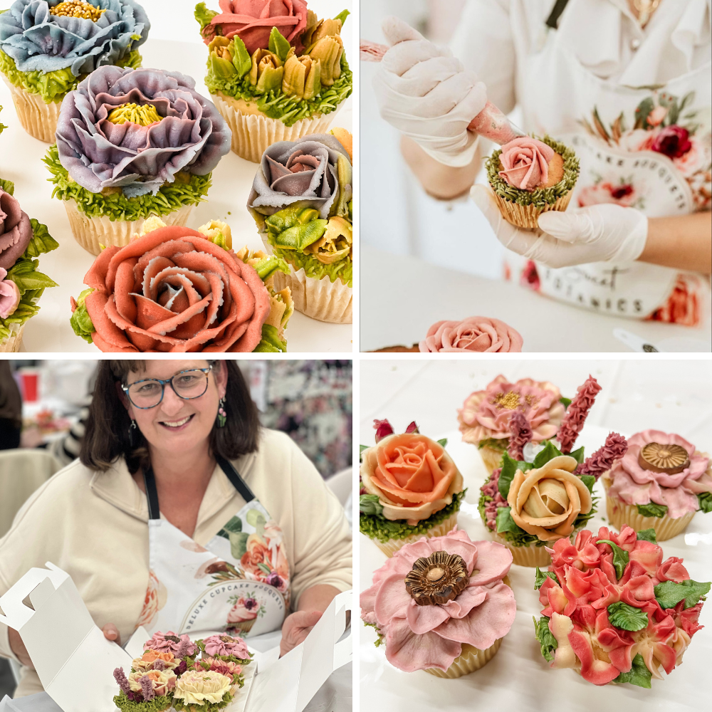 FLORAL CUPCAKE DECORATING WORKSHOP-Workshop-Little Lane Workshops