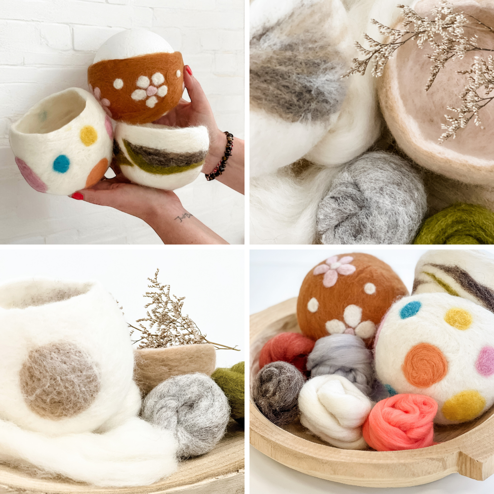 HAND FELTED BOWLS WORKSHOP-Workshop-Little Lane Workshops