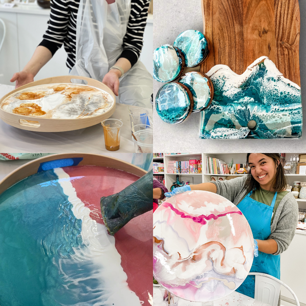 RESIN ART | Wall Art, Serving Trays or Homewares WORKSHOP-Workshop-Little Lane Workshops