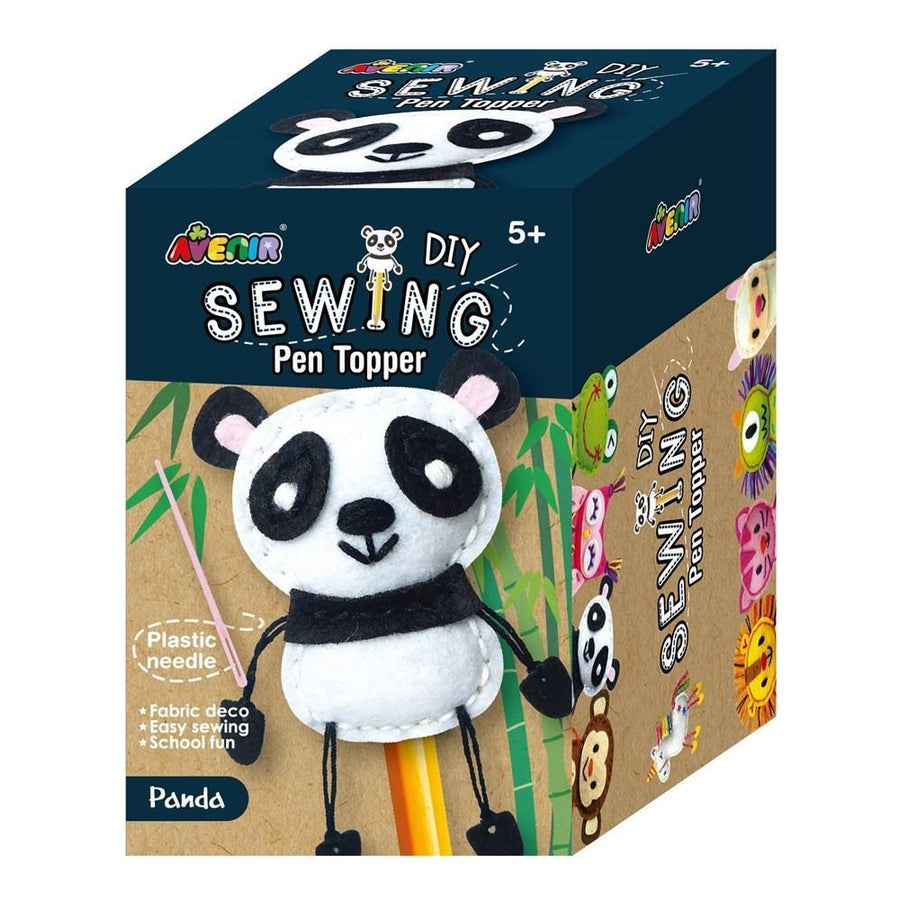 SEW A PANDA PEN TOPPER Kit for Kids-Craft Kits-Little Lane Workshops