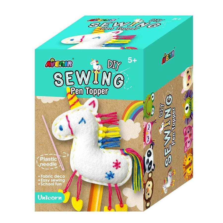 SEW A UNICORN PEN TOPPER Kit for Kids-Craft Kits-Little Lane Workshops