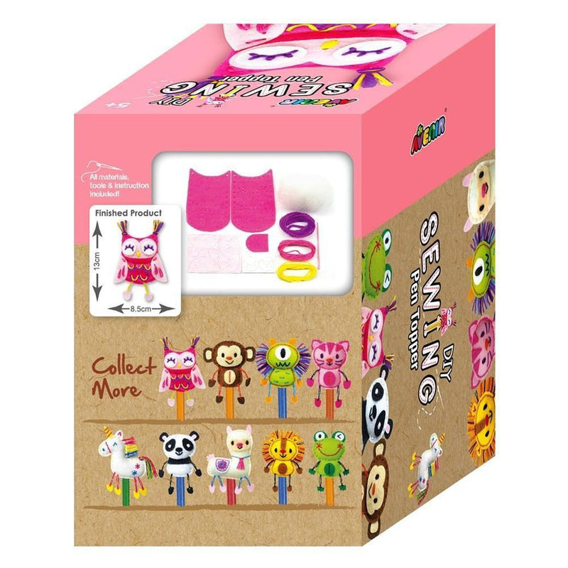 SEW AN OWL PEN TOPPER Kit for Kids-Craft Kits-Little Lane Workshops