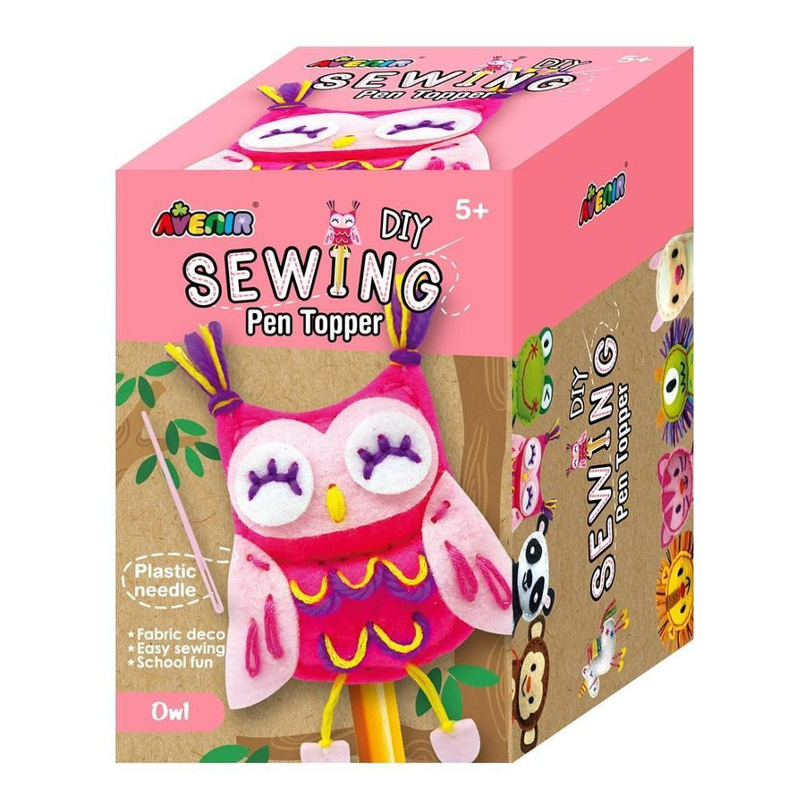 SEW AN OWL PEN TOPPER Kit for Kids-Craft Kits-Little Lane Workshops