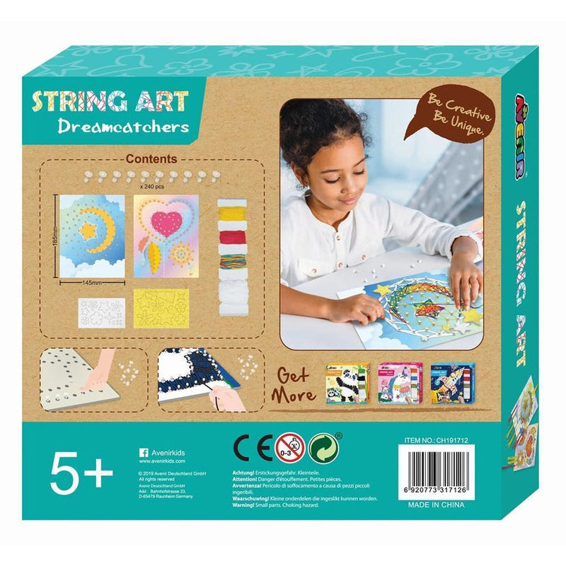 STRING ART KIT for Kids - Dreamcatcher-Craft Kits-Little Lane Workshops