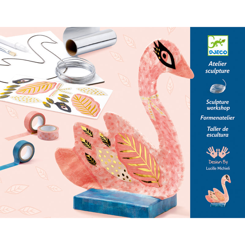 Swan Sculpture Kit For Kids-Craft Kits-Little Lane Workshops