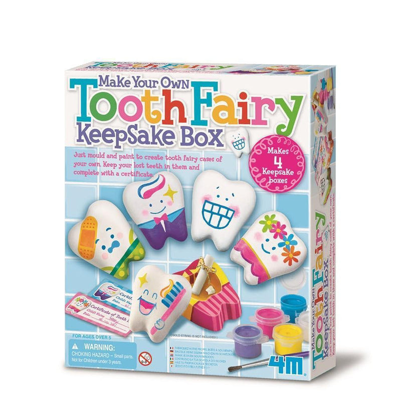 TOOTH FAIRY KEEPSAKE BOX KIT for Kids-Craft Kits-Little Lane Workshops