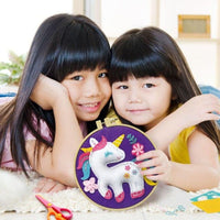 UNICORN EMBROIDERY KIT for Kids-Craft Kits-Little Lane Workshops