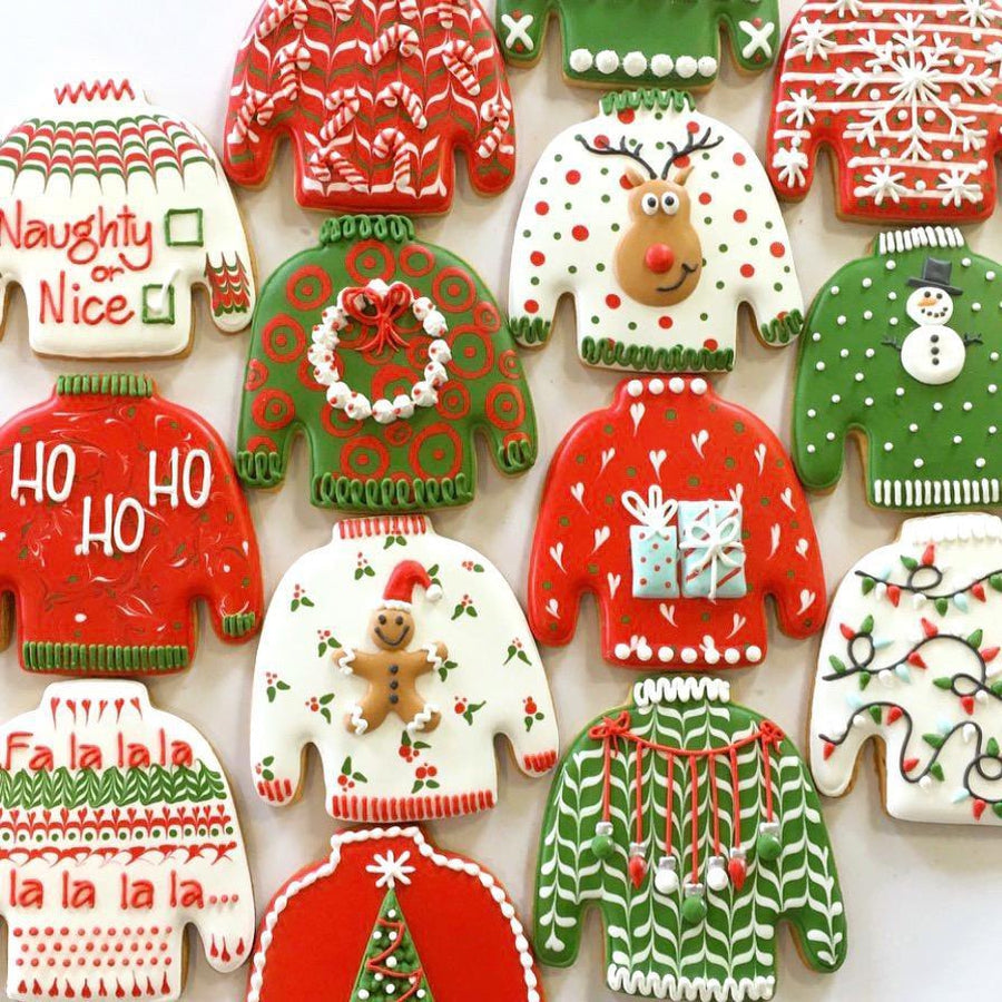 Ugly Sweater Christmas Cookie Decorating Workshop-Workshop-Little Lane Workshops