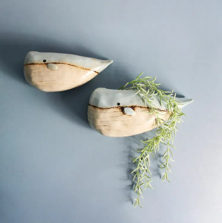Whale Wall Planter-Homewares-Little Lane Workshops
