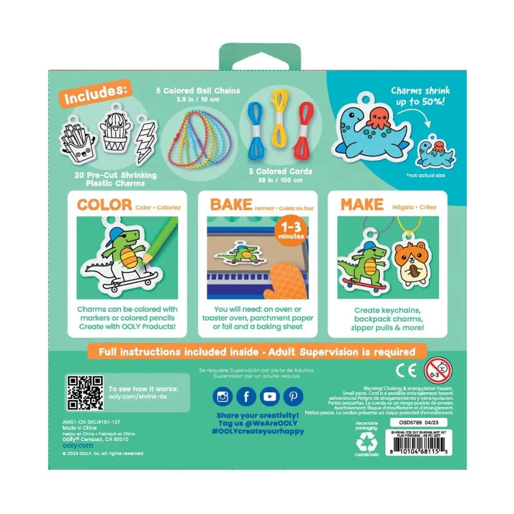 Ooly Shrink It's Shrinkies-Craft Kits-Little Lane Workshops