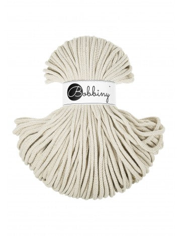 Bobbiny Braided Cord Recycle Cotton - 5mm x 100 meters