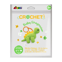 CROCHET Keychain - Baby Stegosaur-Craft Kits-Little Lane Workshops