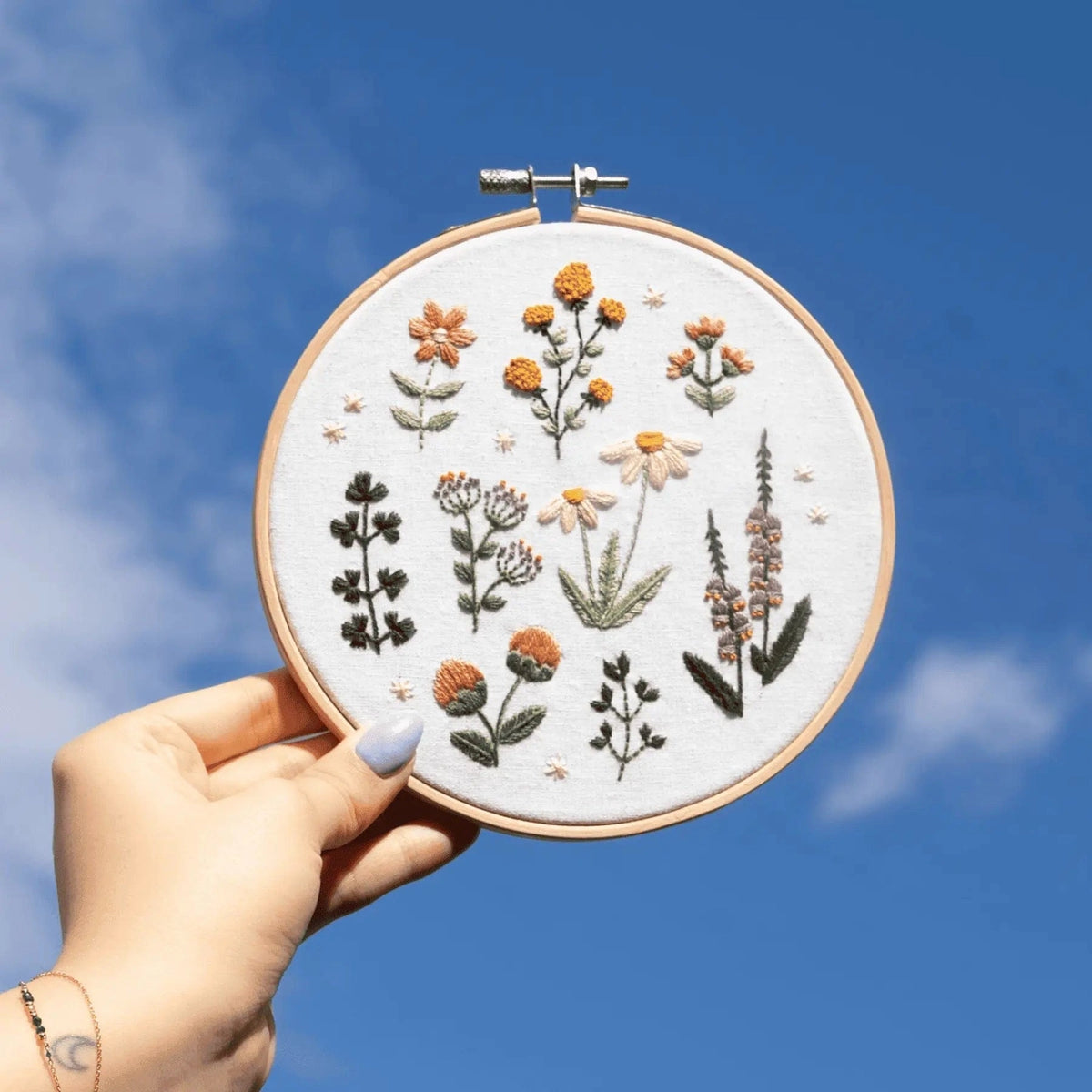 Wildflower - Embroidery Kit by Craft Club-Craft Kits-Little Lane Workshops