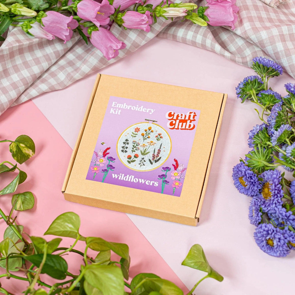 Wildflower - Embroidery Kit by Craft Club-Craft Kits-Little Lane Workshops