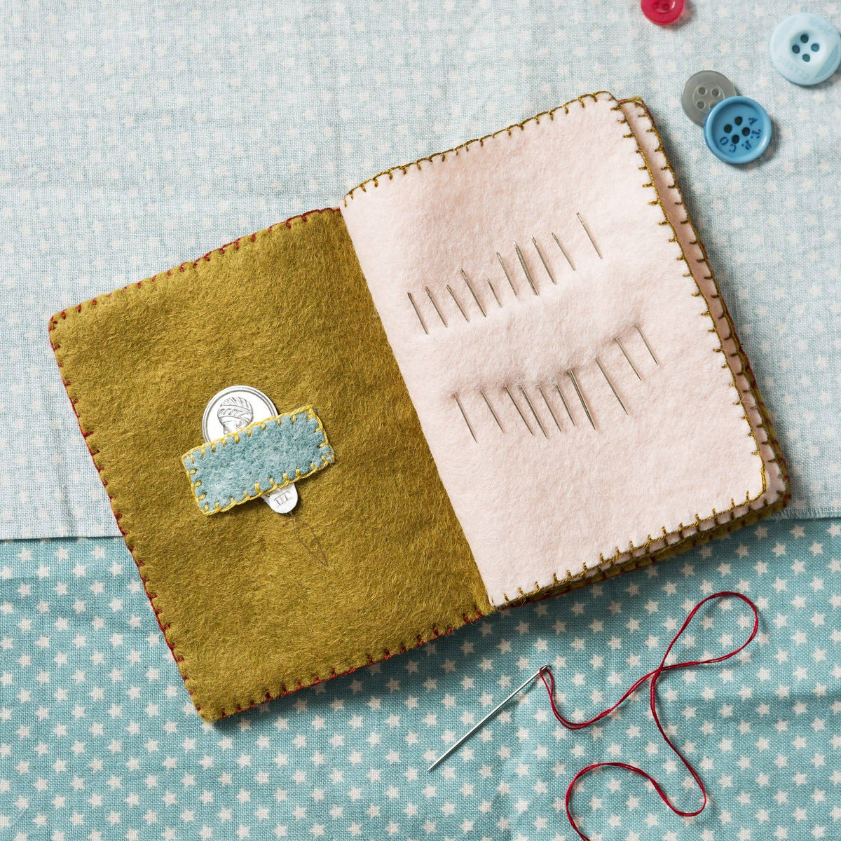Needle Case Felt Craft Mini Kit by Corrine Lapierre-Craft Kits-Little Lane Workshops